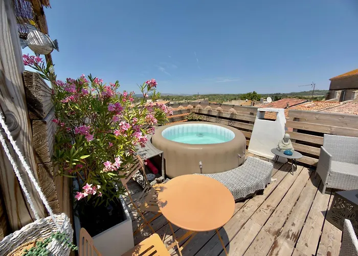 Hotel Jacuzzi Privatif Les 3 Anges De Sigean Maison Bourgeoise Chambre D Hôtes Table D Hôtes Et